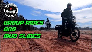 Mud Season and PEI Dual Sport Group Ride Highlights | KLR 650 Off Road | Island ADV