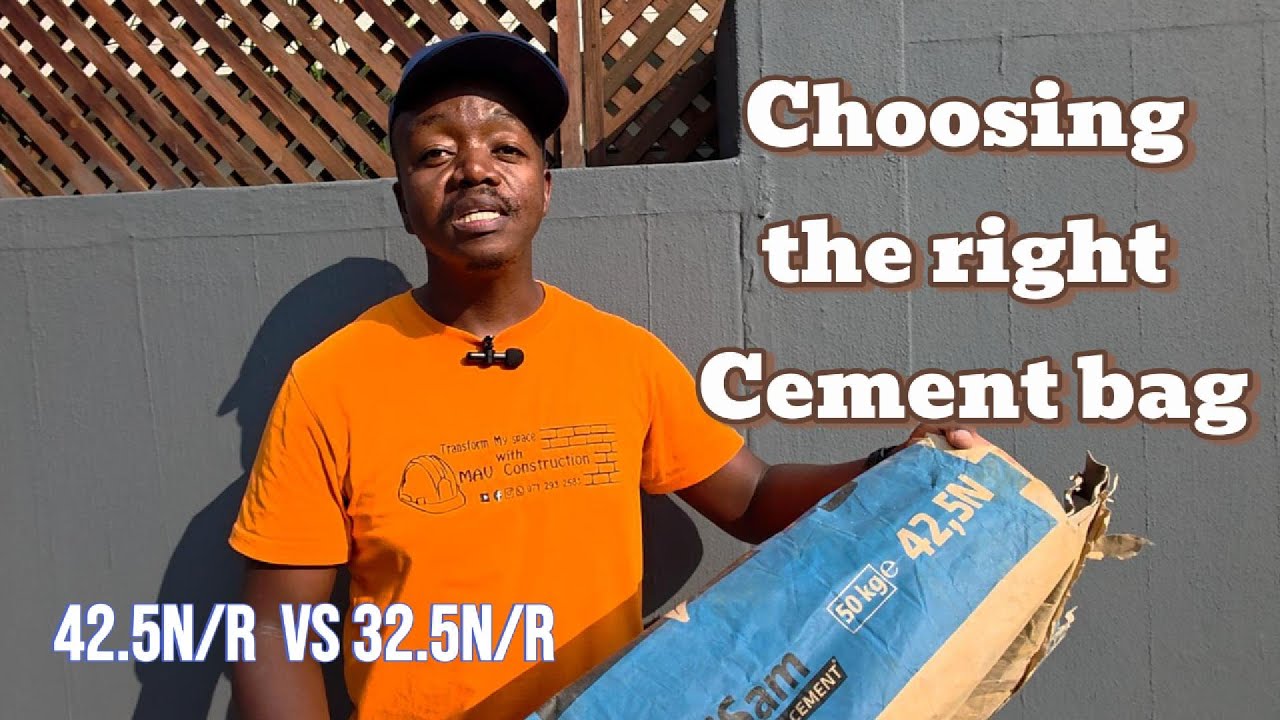 Варианты цементных мешков: 32,5 против 42,5 | N против R | Цены и когда использовать каждый из них