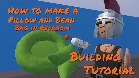 How to Make a pillow and Bean Bag Chair in Recroom || Tutorial