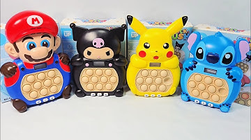 ASMR Playing Pop it Electronic Fast Push Game Fidget Toy | Stage Mode | Level Mode