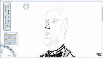 Drawing The Waiter for Rendering in Adobe Illustrator CS4.