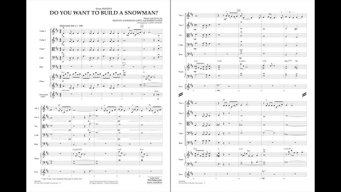 Flute Sheet Music: Do You Want To Build A Snowman - Disney (Sheet