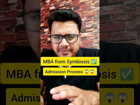 ?MBA from Symbiosis Pune Admission Process ?✅ | SNAP Entrance Exam | #shorts #viral
