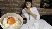 生まれて初めて卵かけご飯食べてみた Youtube