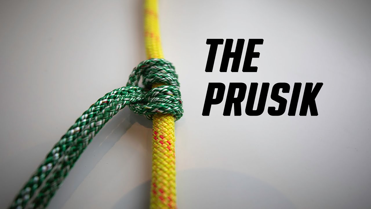 Climbing Basics: How to tie, THE PRUSIK KNOT. 