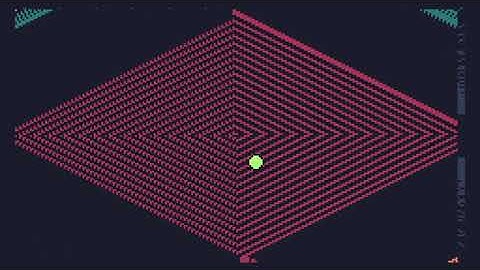 Outline 2021 256b intro for the TIC80