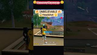 🔥 UNBELIEVABLE...🫣 Headshot Highlights 😱|| FF GAMEPLAY SHORTS 💯#ff #freefire #shorts