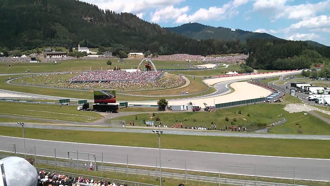 F1 Austrian GP 2014 start & first lap