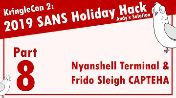 KringleCon 2019 - 8/12 - Nyanshell Terminal & Frido Sleigh CAPTEHA