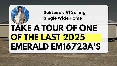 3 Bed 2 Bath Solitaire Emerald Series EM16723A 