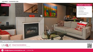 FOR RENT FURNISHED 2BR - Furnished townhouse in Kitsilano