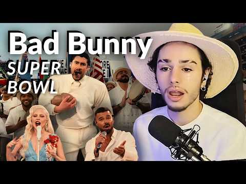 LA MEJOR SUPER BOWL? | REACCIÓN MEDIO TIEMPO DE LA SUPER BOWL DE BAD  BUNNY CON LADY GAGA [ENG SUB]