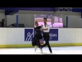 Gabriella Papadakis et Guillaume Cizeron : danse senior Master's Orléans 2014 short dance