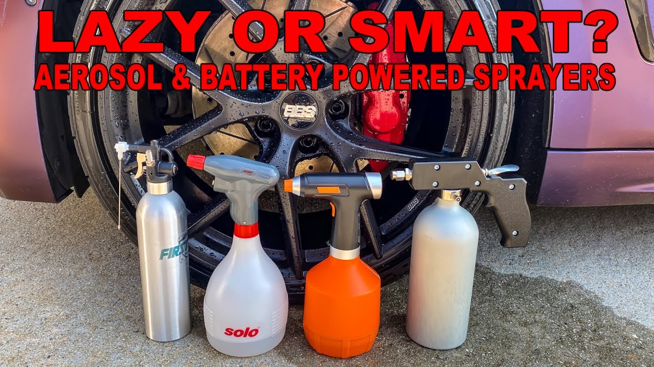 Sprayers for automotive and detailing