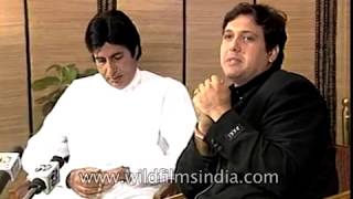 Amitabh Bachchan and Govinda : Bollywood film 'Bade Miyan Chote Miyan'