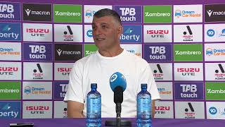 John Aloisi Press Conference | Perth Glory v Western United