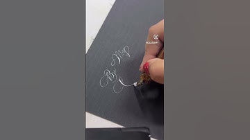 Writing in Spencerian!