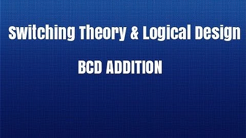 BCD ADDITION in digital electronics