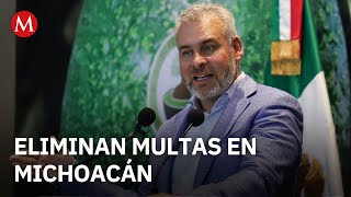 Bedolla Anuncia La Eliminación De Las Multas De Tránsito En El Estado De Michoacán