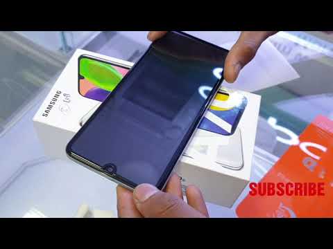 GALAXY A70S 11D EDGE TO EDGE TEMPERED GLASS AND TEST FINGERPRINT