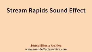Stream Rapids Sound Effect - Royalty Free