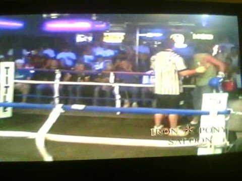 bar boxing at the Iron Pony in Wooster Ohio ryan w...