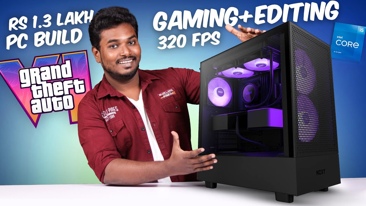 Building an 🔥EPIC Gaming 💻PC for GTA 6 | Rs 1.3 Lakh 1440P 🎮Gaming🔥Intel Core i5 14600K RTX 3060Ti