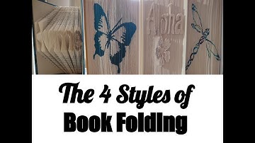The 4 Most Popular Styles of Book Folding Explained in 2 Minutes! 321 Go!