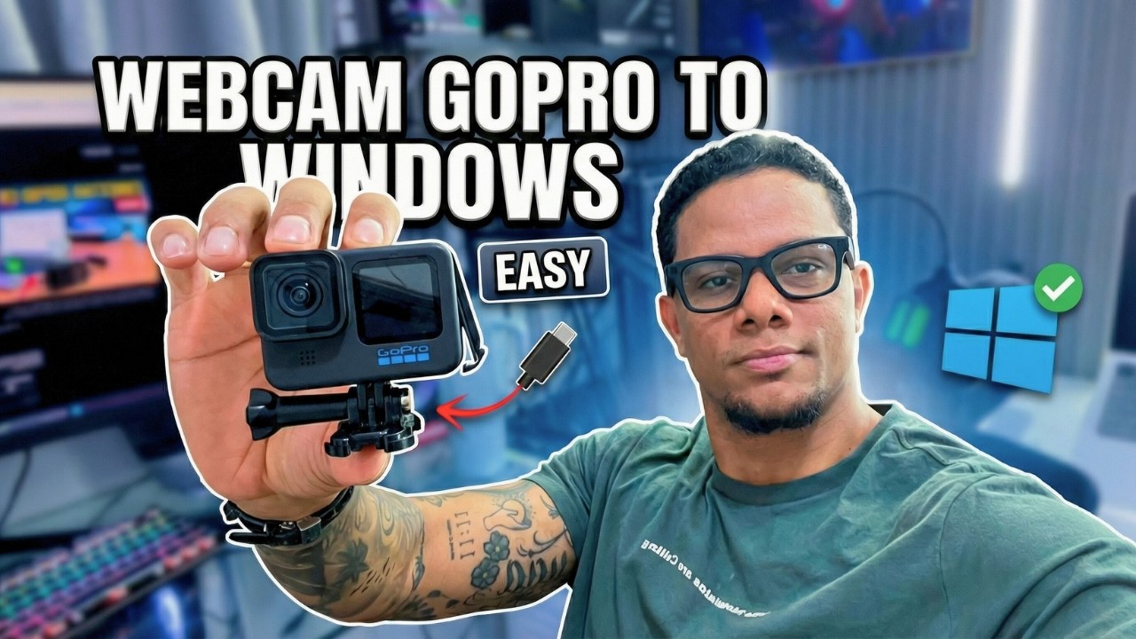 Cómo usar tu GoPro como Webcam en PC Windows (Zoom, Meet, Teams)