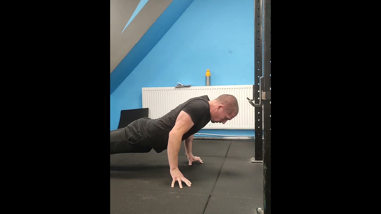 Claw Grip Fingertip Pushups X 15 Reps.
