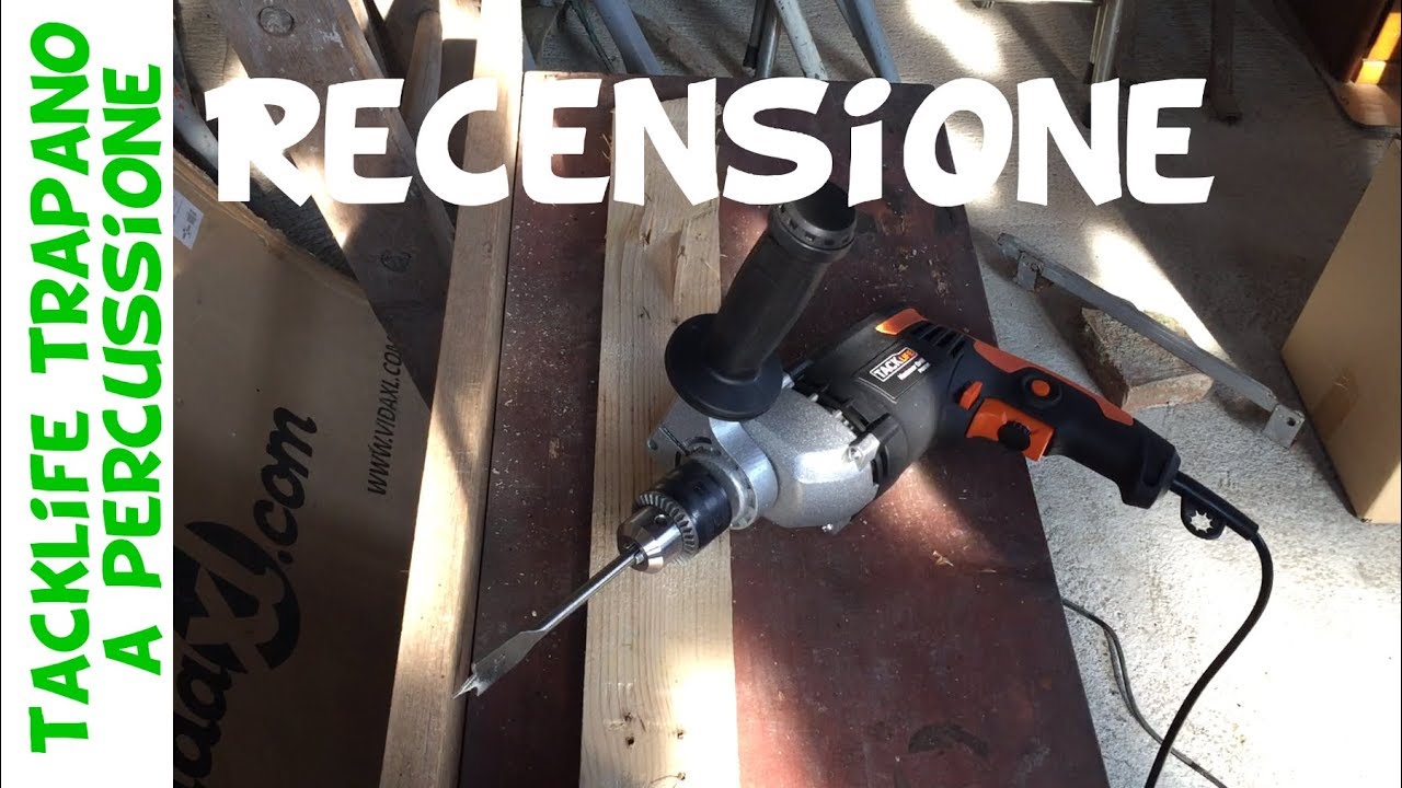 Recensione tacklife trapano a percussione da 850W