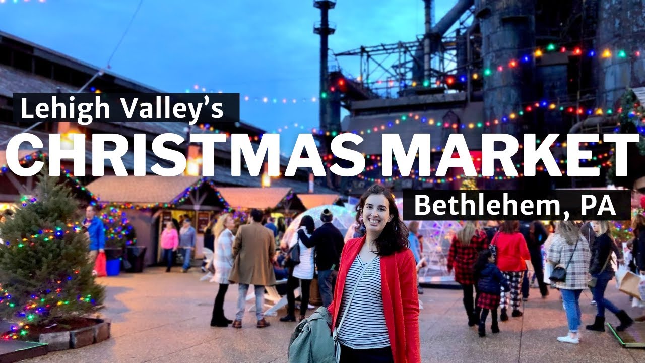 Christkindlmarkt: Bethlehem, PA | German Christmas Market in the USA, 2021 | Vlog