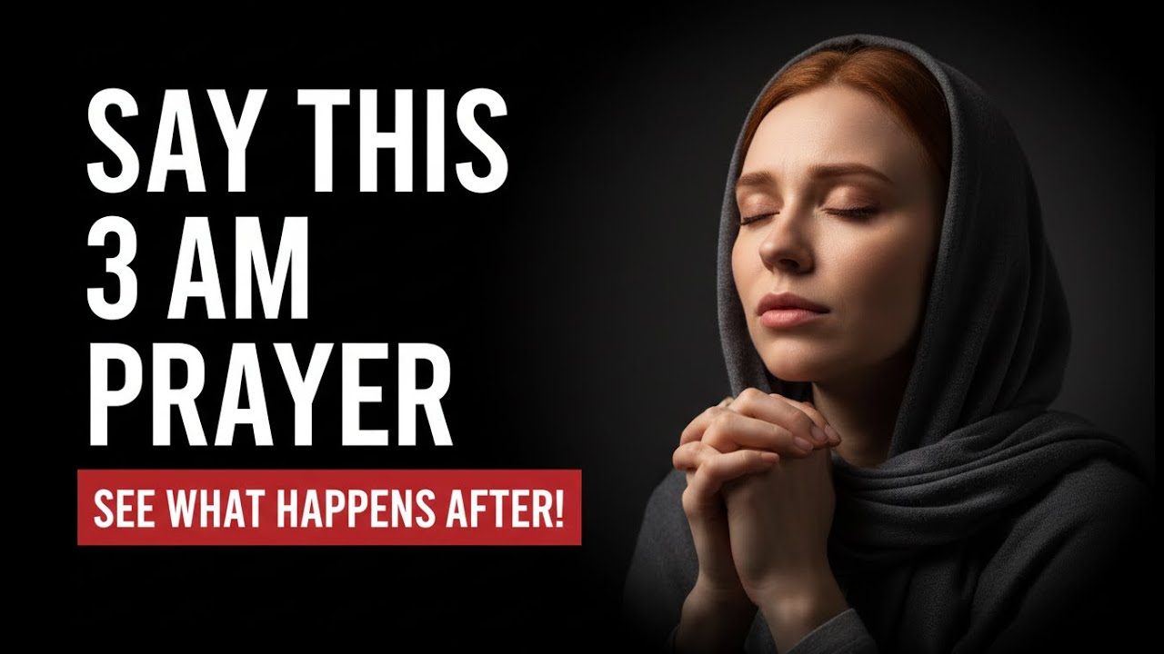 If You Wake Up at 3AM, Pray This Powerful Protection Prayer |  Christian Motivation