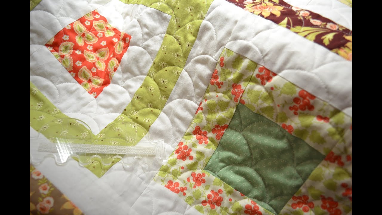 EPISODE 88 Clamshell Quilting Ruler Progress getting better! YouTube