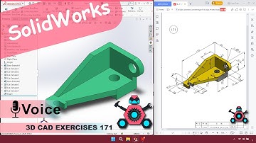 SolidWorks | 3D CAD EXERCISES 171 | StudyCadCam | Solution Tutorial |