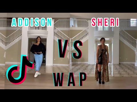 Addison Rae VS Sheri WAP DANCE TIKTOK