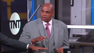 Charles Barkley made another guarantee and immediately eats a chicken nuggets 😂😂#insidethenba