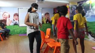 BLINDFOLD MUSICAL CHAIR