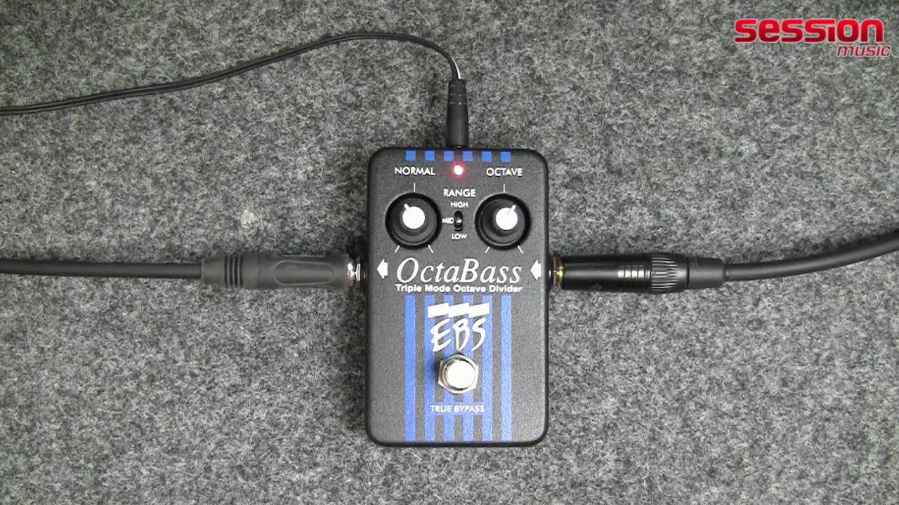 EBS 「OctaBass 」オクターバー EBS Octabass Octaver - YouTube