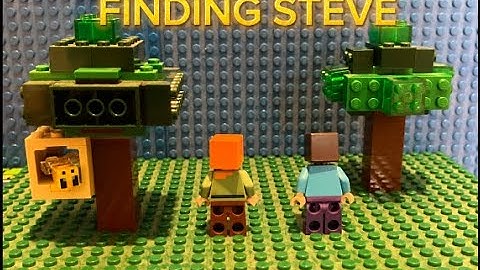 Finding Steve LEGO ANIMATION