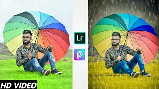 lightroom and Picsart amazing rain ☔ photo edit trick ////ckp picture screenshot 5
