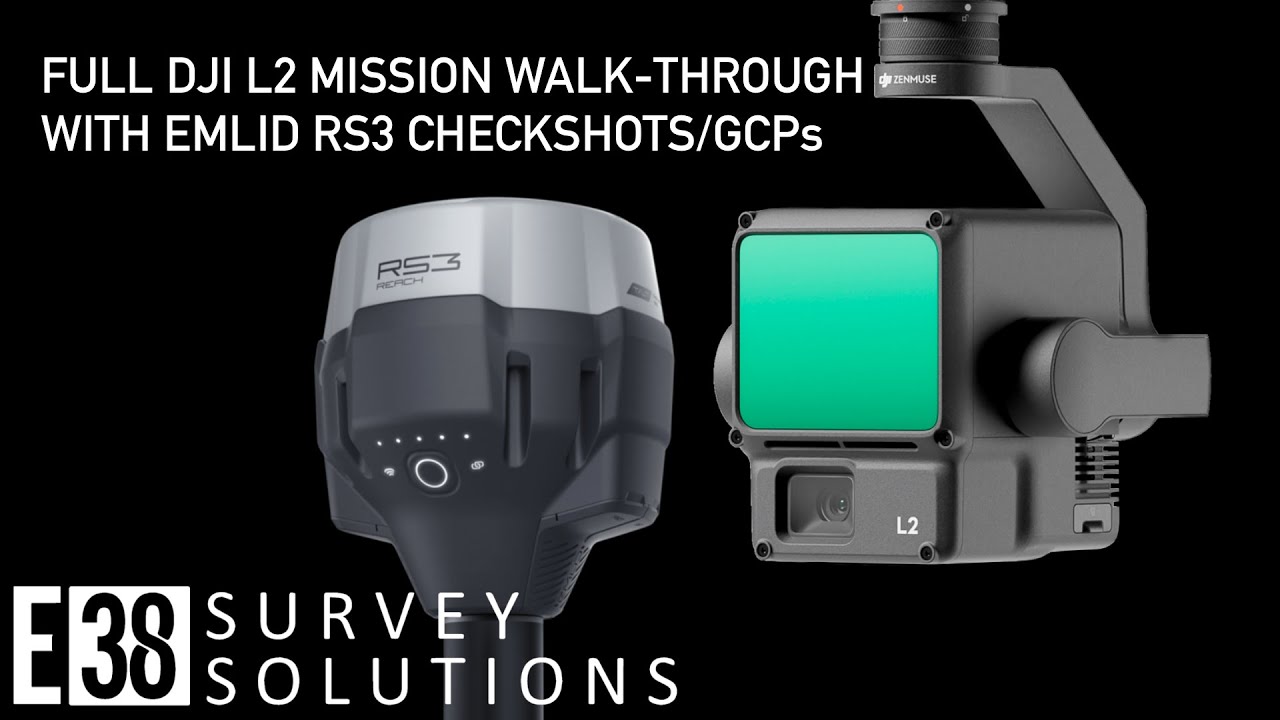 Full DJI L2 Mission Walk-through with Emlid Reach RS3 Checkshots / GCPs
