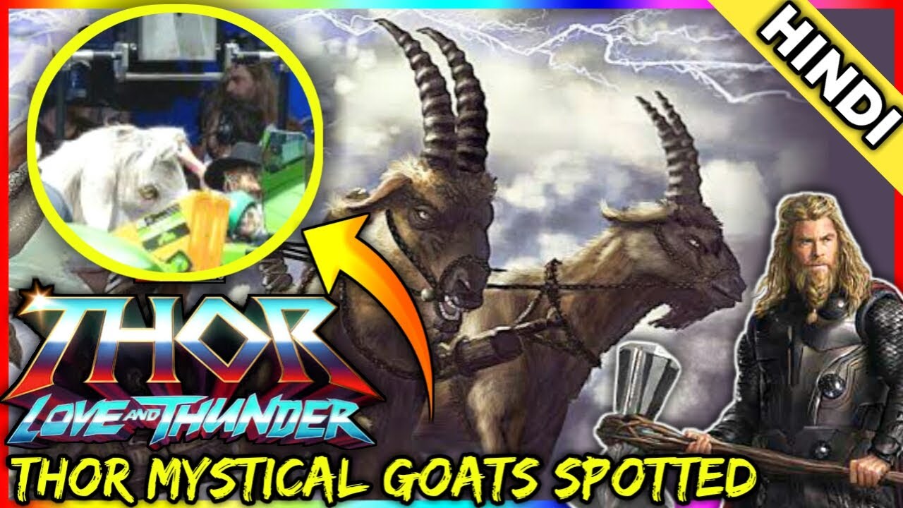 Thor Mystical Goats Spotted in Set Photo | Thor Love And Thunder | in