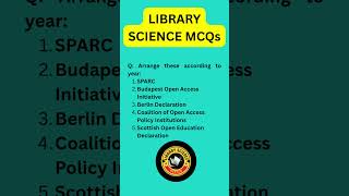 Library and Information Science MCQs | Librarian | Shorts #youtubeshorts #shortsfeed