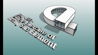 Celebrity Everyday Revit (Day 466) - Simple Model using Modify Sub Elements Profile