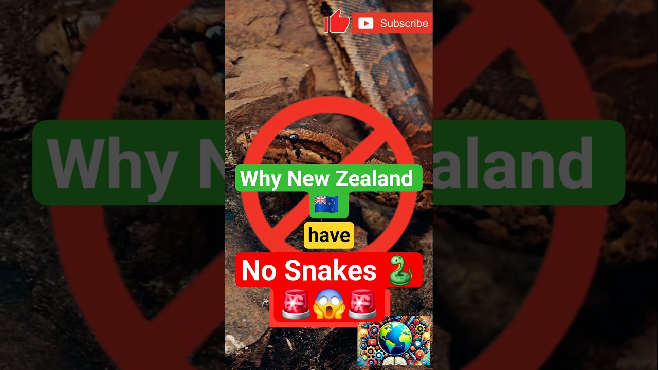Why Are There NO Snakes🐍 in New Zealand? 