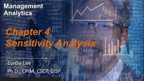 MGMT 414 Management Analytics   Sensitivity Analysis