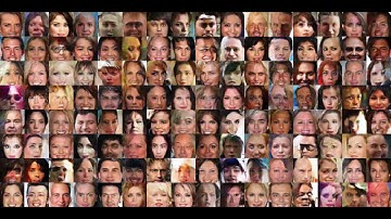 GAN Facial Reconstructions Timelapse