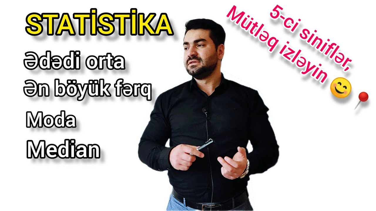 5 sinif riyaziyyat STATİSTİKA asan izah #riyaziyyat