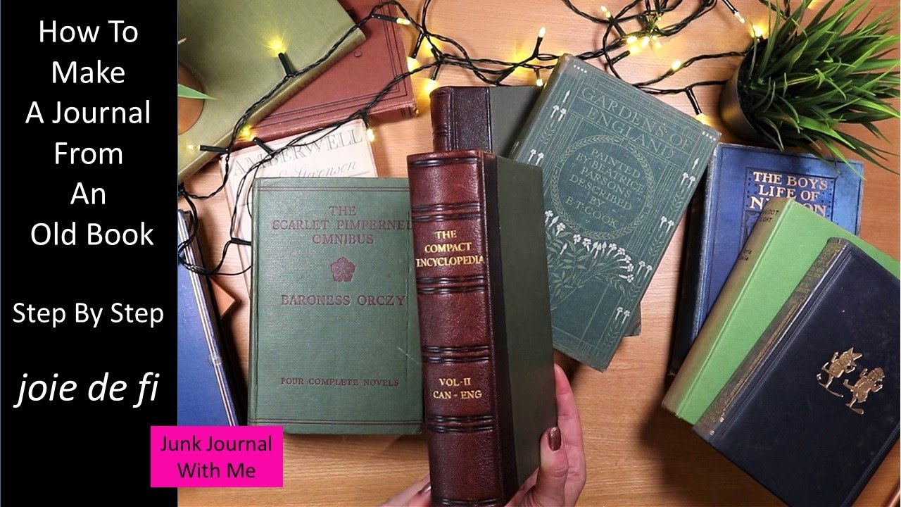 How to Make Junk Journal out of an Old Book!! (Part 2) Step by